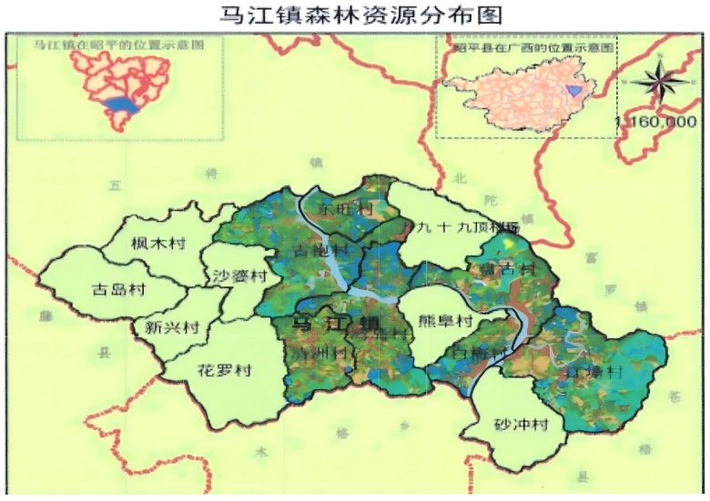 e0718c315a1e103b 马江镇丛林资源散布图